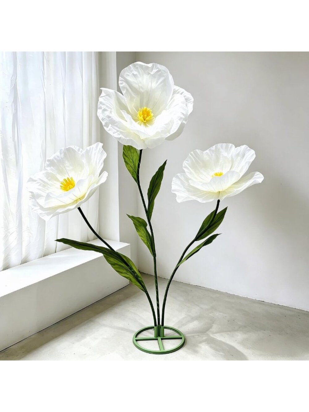 Large 5.9 Ft Waterproof Giant Flowers for Home, Wedding, Party & Garden Decor